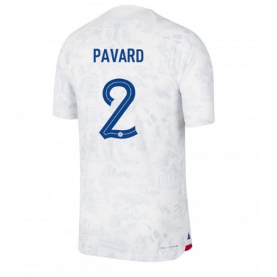 Moški Nogometni dresi Francija Benjamin Pavard #2 Gostujoči SP 2022 Kratek Rokav